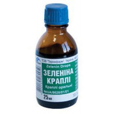 Капли Зеленина 25 мл