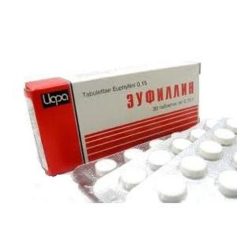 Эуфиллин таблетки 0,15 г №30