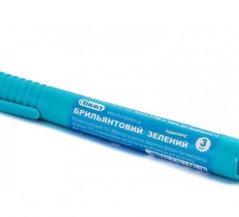 Зеленка 1% карандаш 3 мл