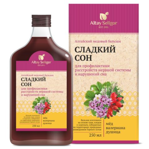 Бальзам Медовый Алтайский "Сладкий сон" 250 мл
