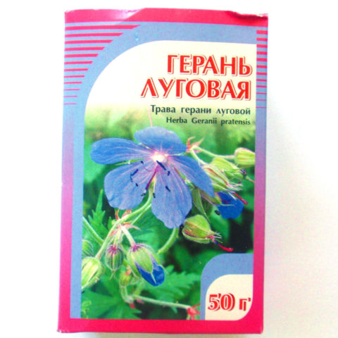 Герань луговая 50 г (БАД)