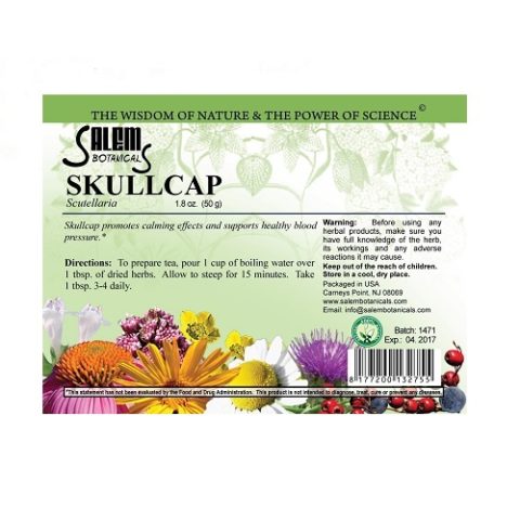 Шлемника трава 50 г Salem Botanicals