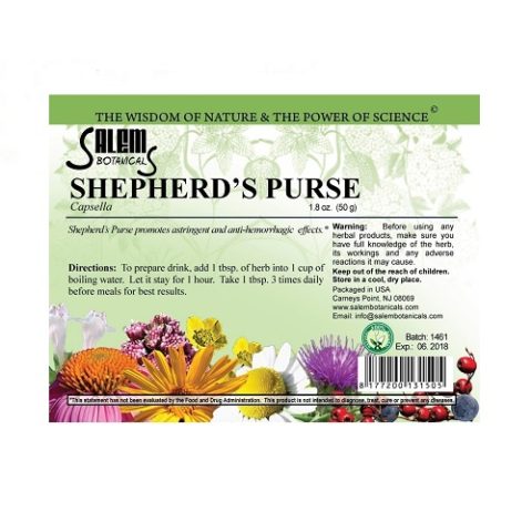 Пастушья сумка трава 50 г Salem Botanicals