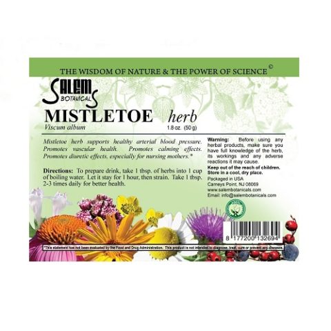 Омела белая трава 50 г Salem Botanicals