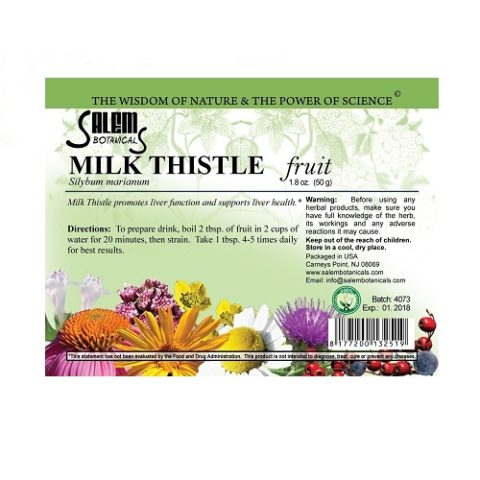 Расторопши плоды 50 г Salem Botanicals