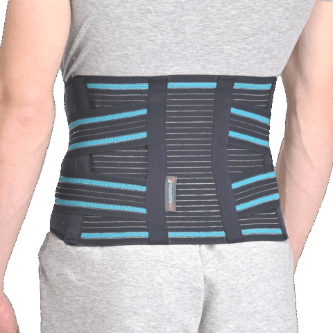 Корсет поясничный Reabilitimed, COMFORT L-4M-2, полужесткий , (Графитовый)