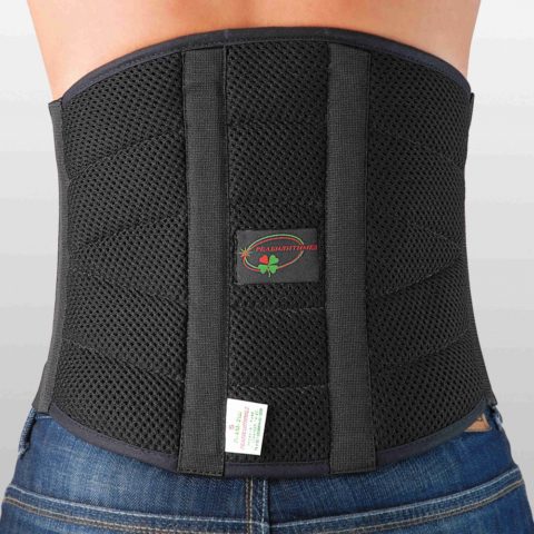 Корсет поясничный полужесткий Reabilitimed L-4M-2B, полужесткий, (Черный)