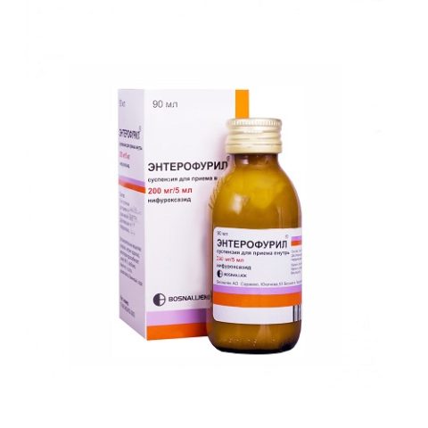 Энтерофурил суспензия оральная 200 мг/5 мл 90 мл
