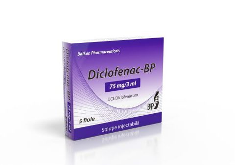 Диклофенак амп. 75мг/мл 3.0ml №5