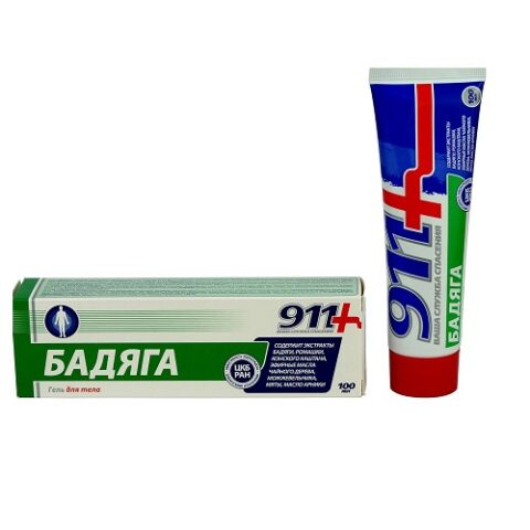 911 Бадяга гель для тела 100 мл