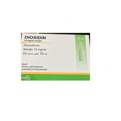 Диоксидин ампулы 10 мг/мл по 10 мл №10